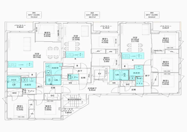 EDIT 吉祥寺 間取り図２