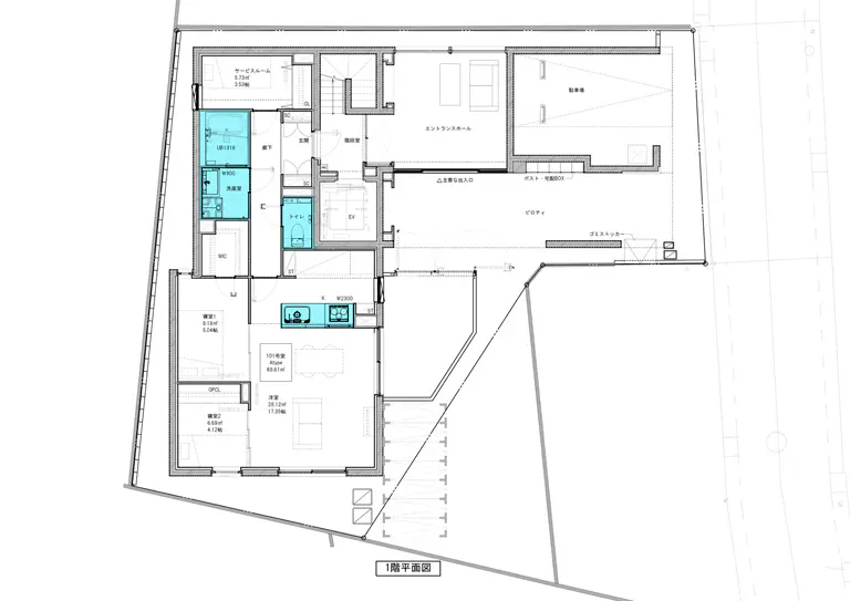 EDIT 西池袋Ⅱ 間取り図1